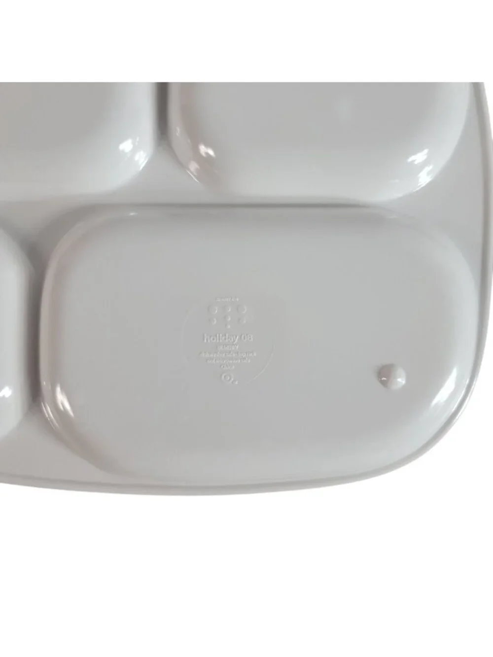 Target Holiday Melamine Divided Plates Set of 4 Halloween Thanksgiving Christmas